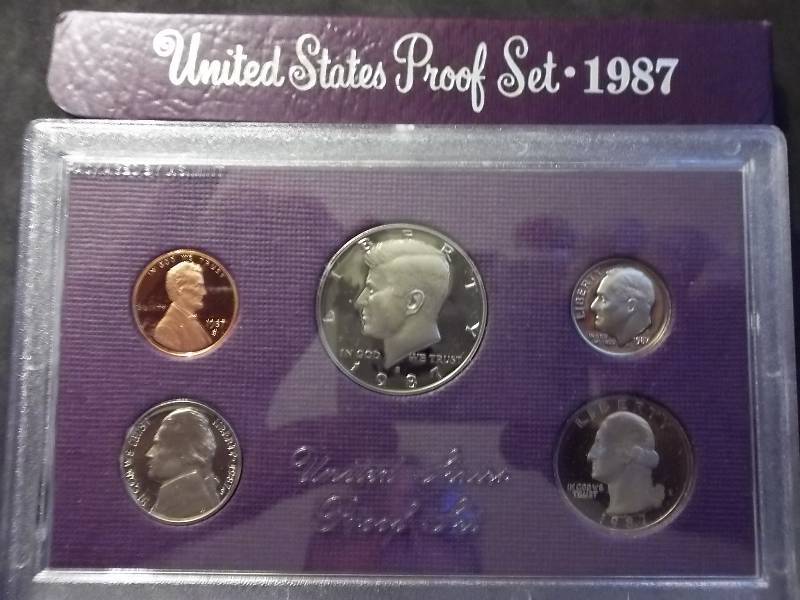 1987 US Proof Set In Original Box