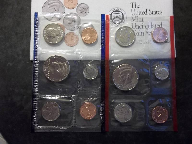 1992 Uncirculated Coin Set P & D