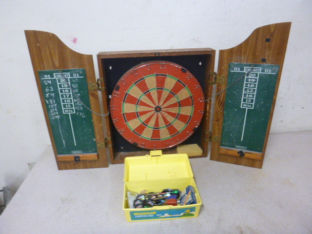 lot 59 image: Steel Tip Dart Board