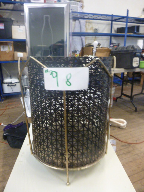 lot 98 image: Metal Trash Can