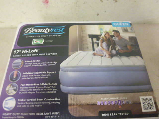 lot 136 image: New Beautyrest Hi-Loft Air Bed