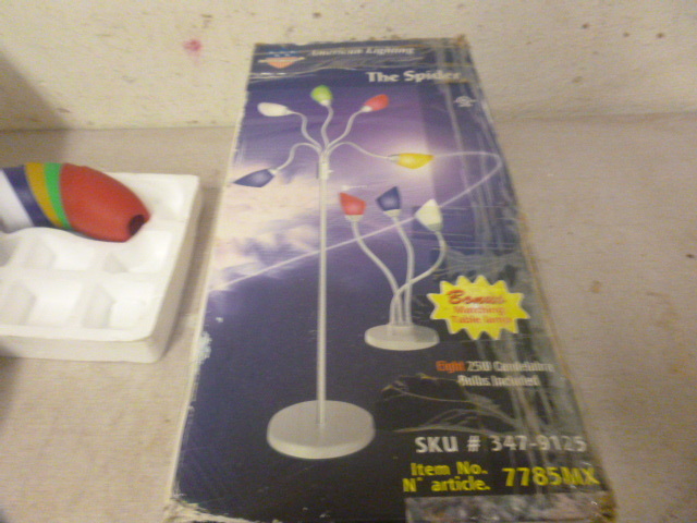 lot 140 image: American Lighting The Spider Floor Lamp