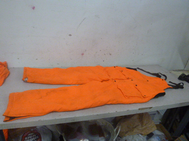 lot 146 image: Northwest Territory Blaze Orange Insulated Bibs