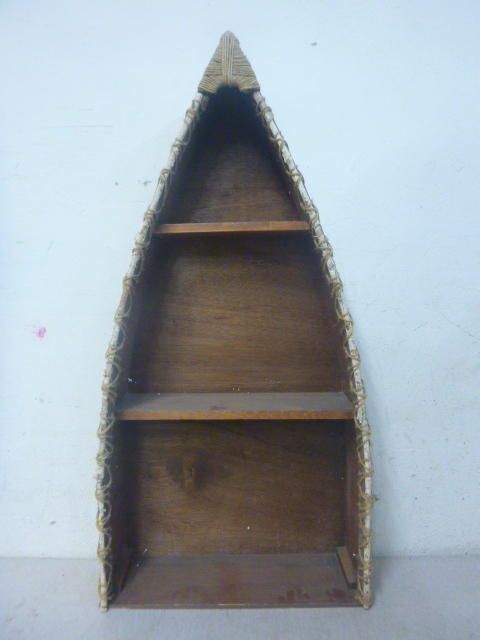 lot 170 image: Decorative Canoe Shelf