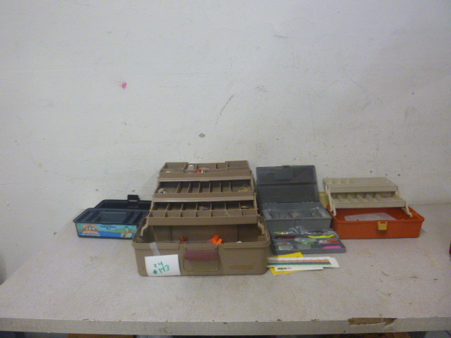 lot 143 image: Tackle Boxes