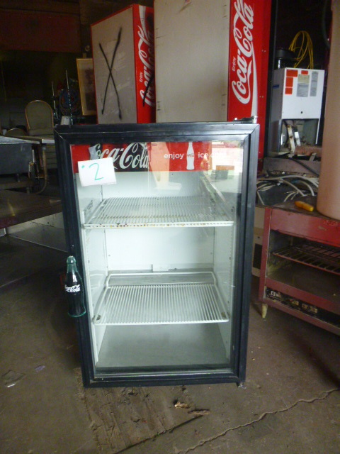 lot 2 image: Coca-Cola True Refrigerator