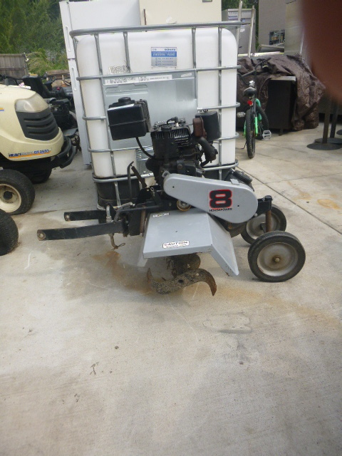 lot 3 image: Craftsman Pull Behind Tiller