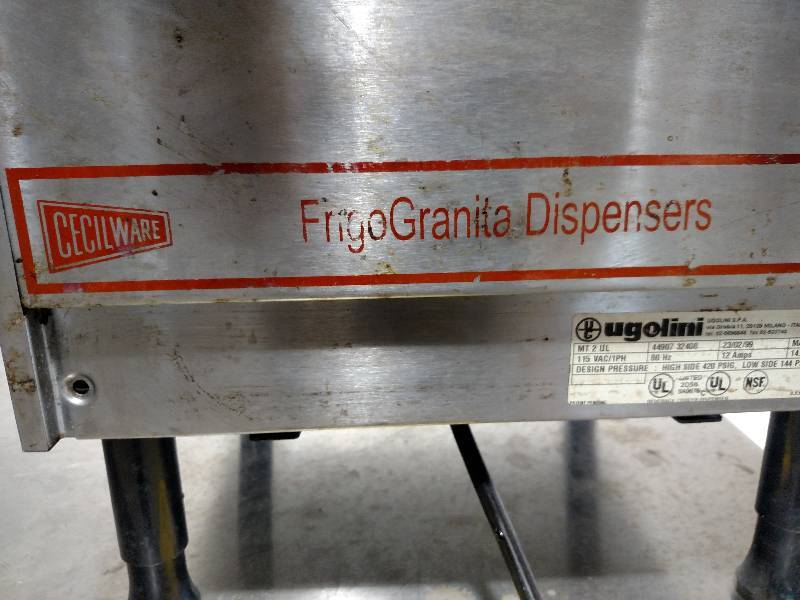 lot 25 image: Ugolini Cecilware Frigo Granita Mac...