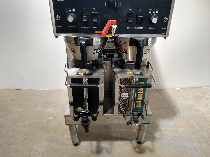 lot 56 image: Bunn Dual Coffee MakerDispenser, W...