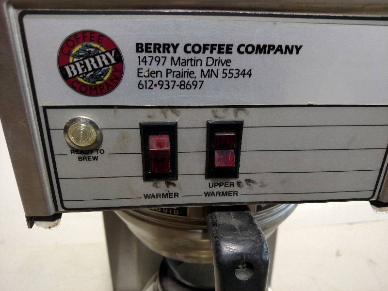 lot 62 image: Berry Coffee Co. Coffee Maker, Work...