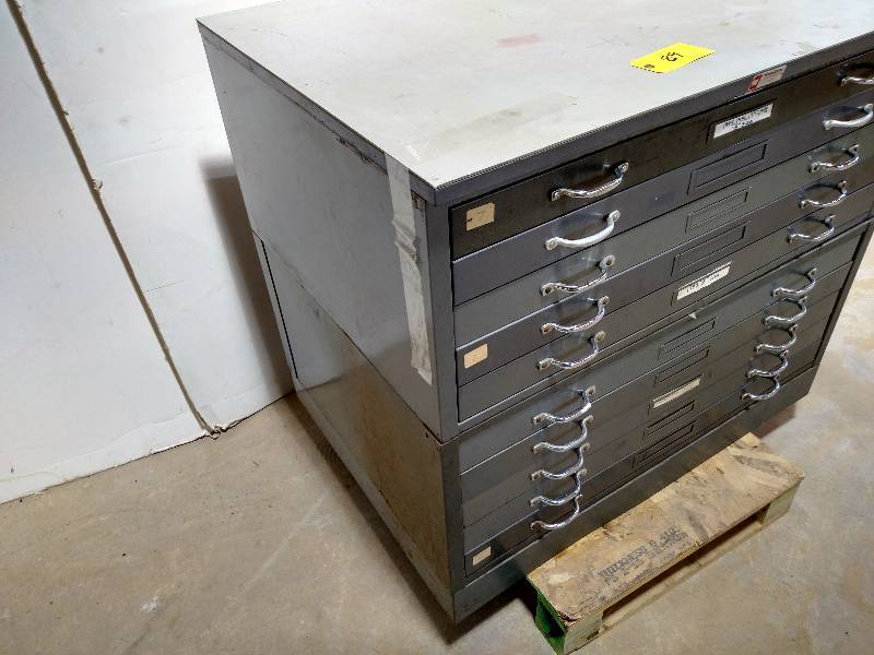 lot 89 image: (2) 5 Drawer Print Files...