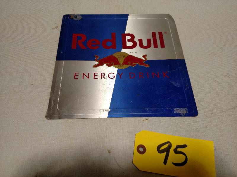 lot 95 image: Red Bull Aluminum Sign, 2-Sided, 10...