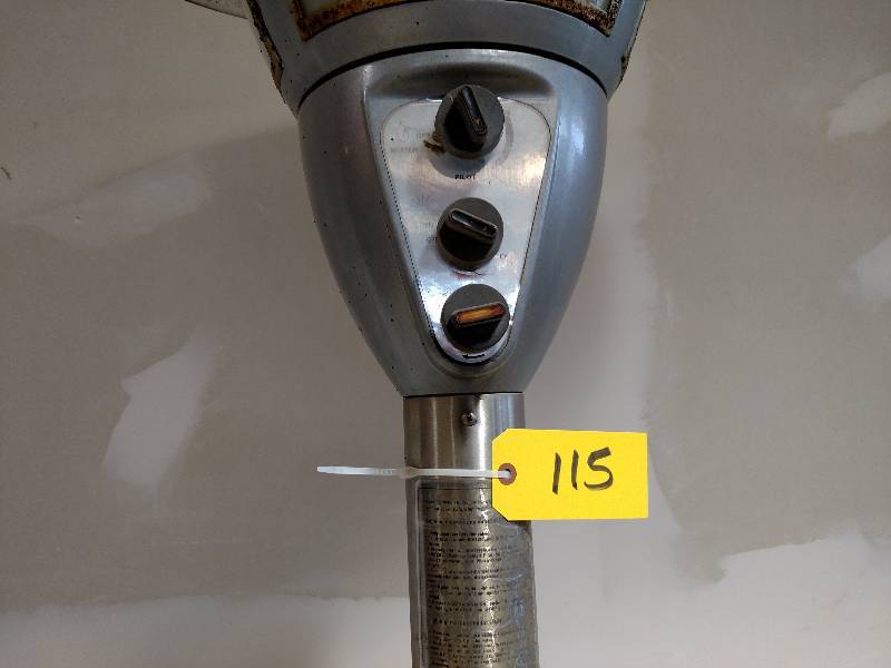 lot 115 image: Coleman Patio Heater with LP Tank, ...