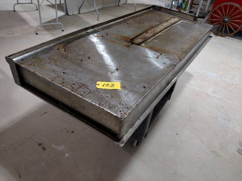 lot 153 image: Stainless Steel Table Top, 72x30...