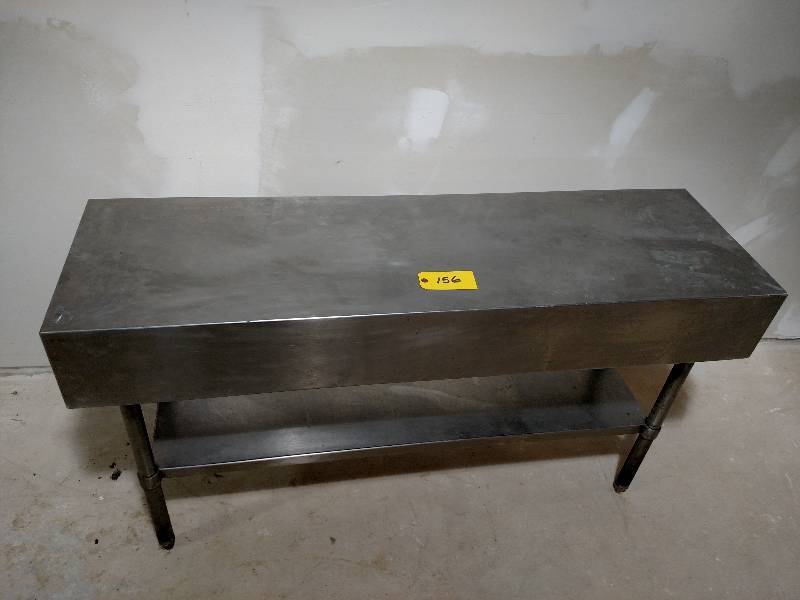 lot 156 image: Stainless Steel  Table, SS Legs & S...