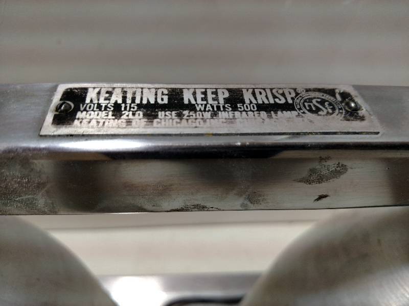 lot 206 image: Keating Food Warmer, Works...