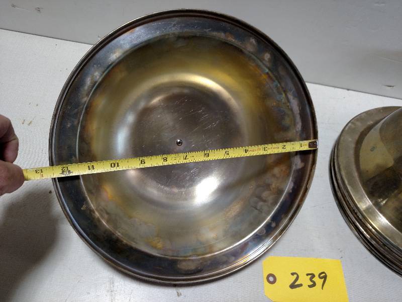 lot 239 image: (9) Plate Covers...