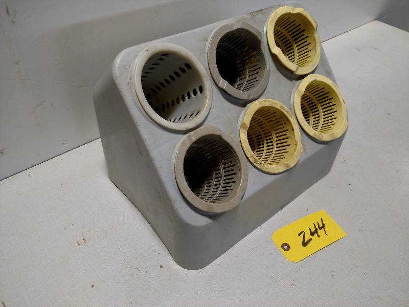 lot 244 image: Vollrath Silverware Dispenser...