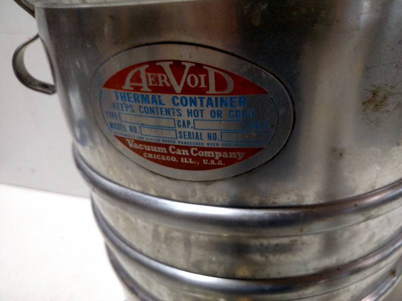 lot 257 image: AerVoid Thermal Container, 5 Gallon...
