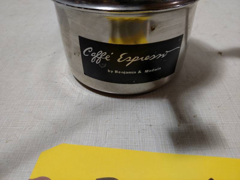 lot 274 image: Benjamin & Medwin Caffe Espresso Ma...