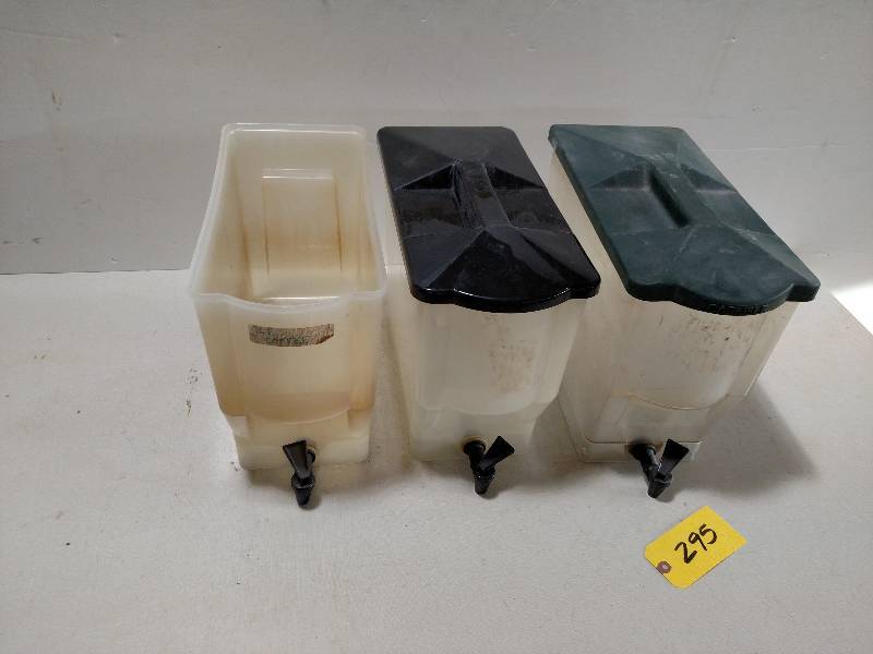 lot 295 image: (3) Dispensers...