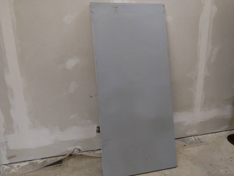 lot 383 image: Cull Door , Wood Frame, Metal Skin,...