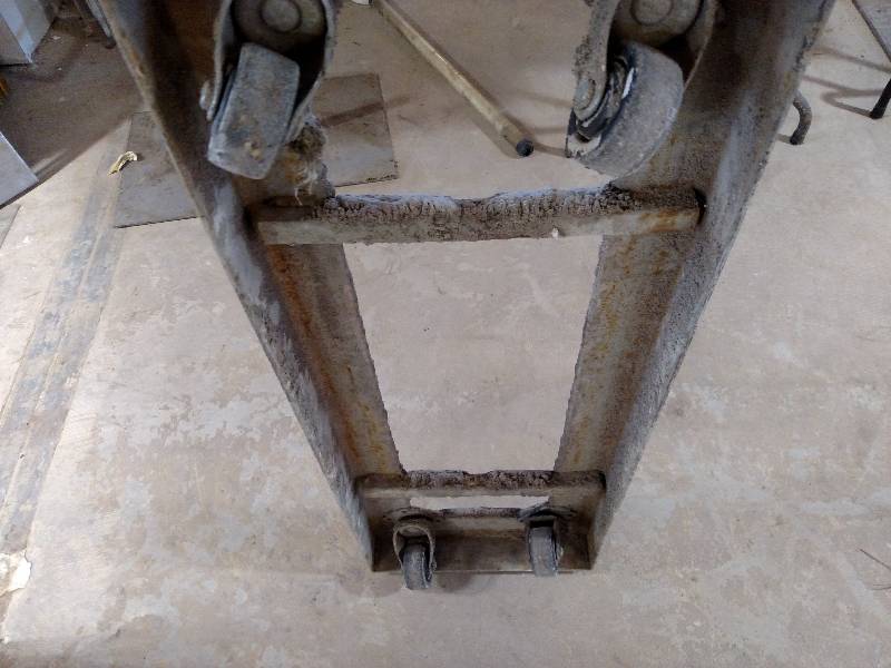 lot 396 image: Steel Cart, 44x16...
