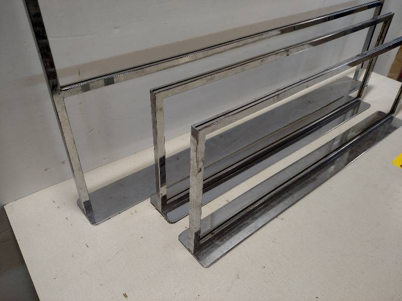 lot 399 image: (3) Display Racks, (2) 36x12 & (1) ...