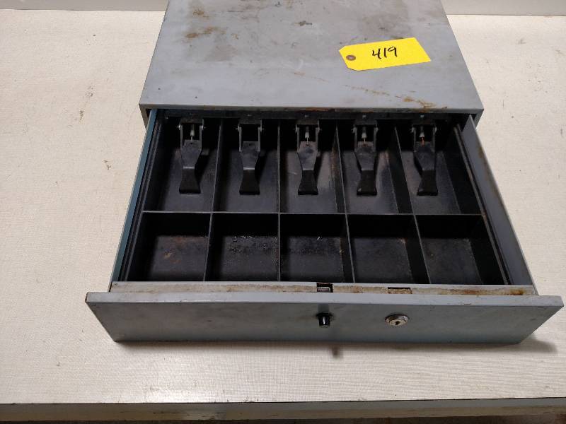 lot 419 image: Cash Drawer, No Key...