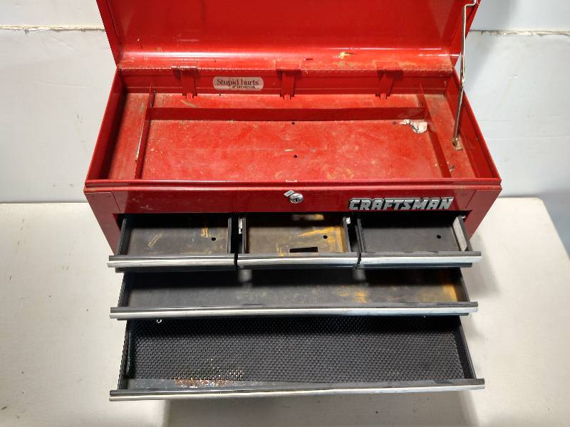lot 446 image: Craftsman 8 Drawer Tool Chest...