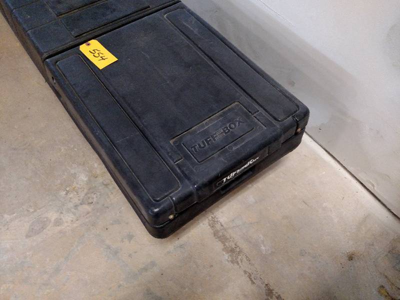 lot 554 image: Tuff Box Poly Saddle Toolbox, fits ...
