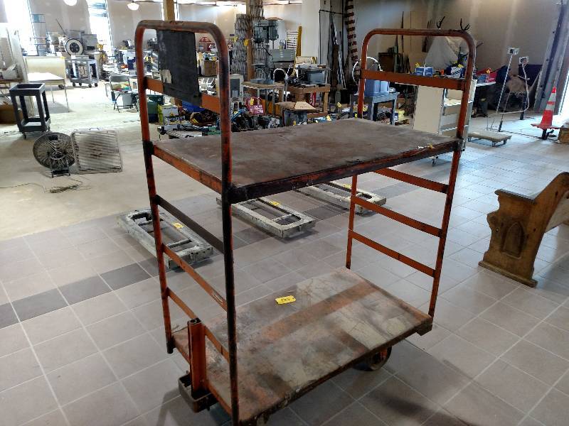 lot 583 image: Steel Cart, 54x29x72...