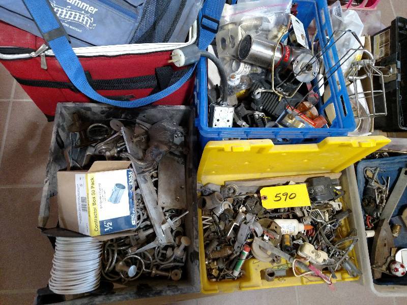 lot 590 image: Pallet with Asstd Hardware & Misc....