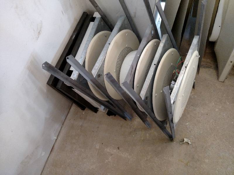 lot 596 image: Asstd Louvers, Speakers, & Misc....