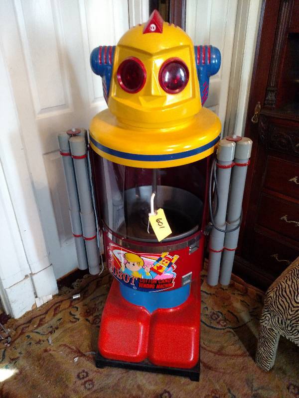 robbie the robot cotton candy machine