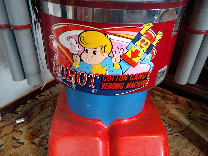 robbie the robot cotton candy machine