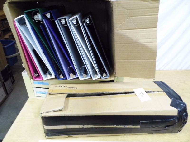 lot 43 image: Organizer - Binders - Drawer Glides