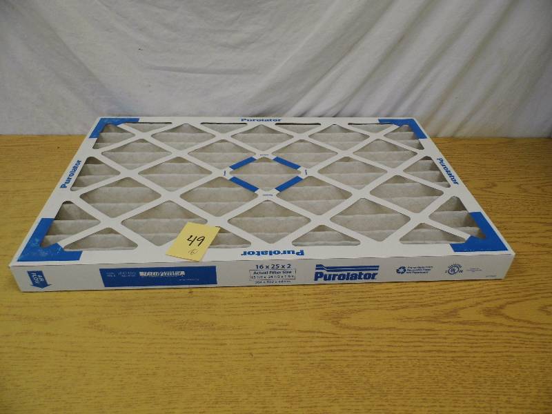 lot 49 image: Lot of 6 Purolator Furnace Filters