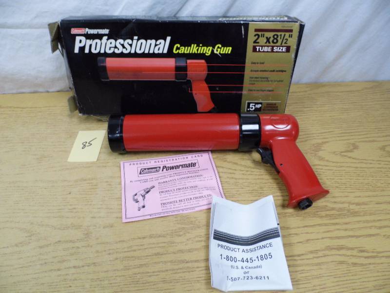 lot 85 image: Coleman Caulking Gun