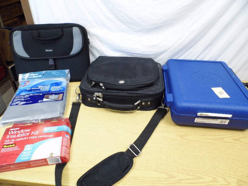 lot 101 image: Gun Case - 2 Computer Cases - Shoulder Holster