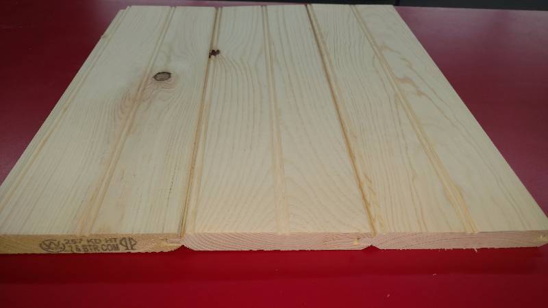 1x6x10 Ponderosa Knotty Pine Reversible Tongue and Groove Outs