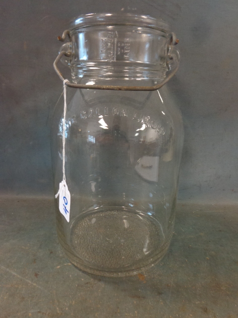 lot 40 image: Vintage Milk Jar