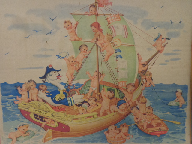 lot 49 image: Swanny Lithograph