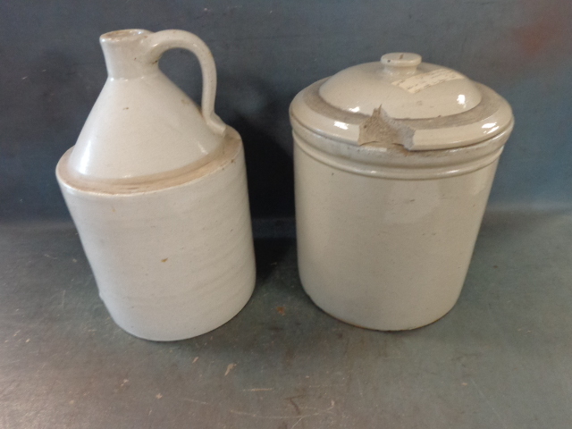 lot 64 image: Red Wing Crock & Jug