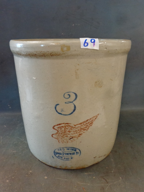 lot 69 image: Red Wing Crock
