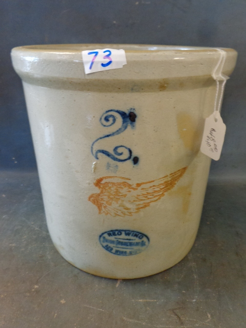 lot 73 image: Red Wing Crock