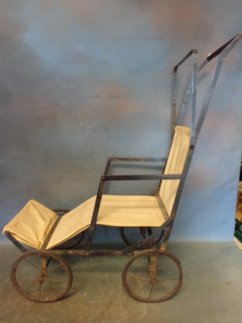lot 10 image: Antique Doll Stroller
