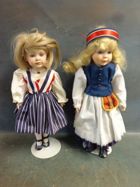 lot 116 image: Scandinavian porcelain Dolls