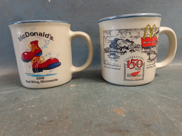 lot 124 image: Red Wing McDonalds Mugs