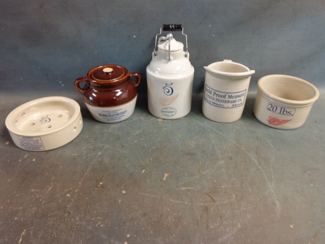 lot 134 image: Red Wing Commemorative Crockery